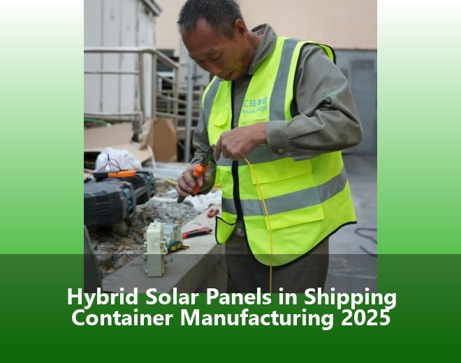Hybrid Solar Panels in Shipping Container Manufacturing 2025